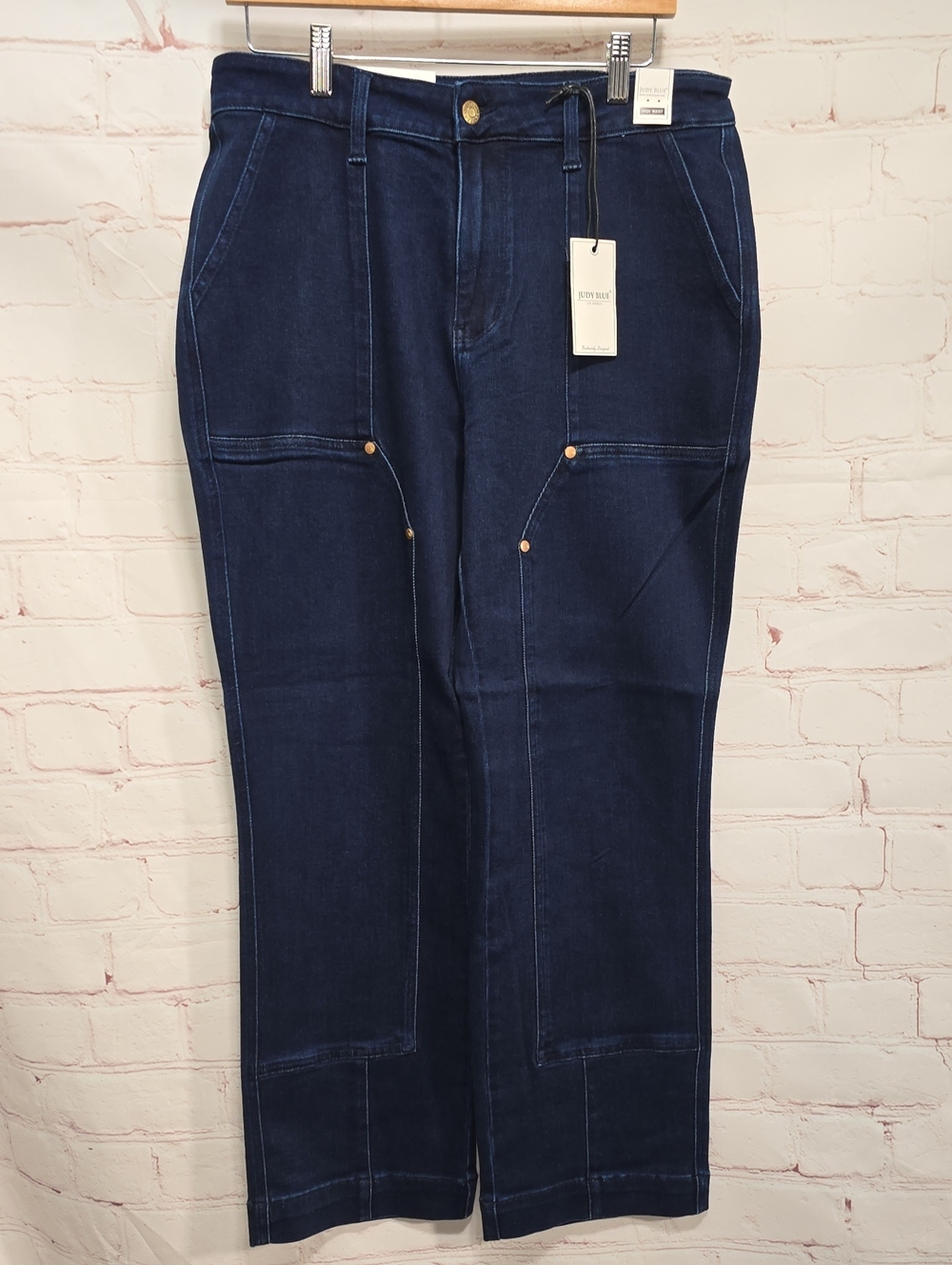 Judy Blue Deep Indigo Straight Leg Jeans Womens Size 14W NWT
